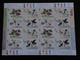 Canada 2004 Feuille Oiseaux Audubon +bloc De 4 +FDC MNH ** Premier Jour Birds - Feuilles Complètes Et Multiples