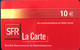 REUNION  -  Recharge SFR La Carte  -  10 E. - Réunion