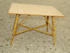 Delcampe - *ANCIENNE TABLE BASSE EN ROTIN VINTAGE Dessus VENILIA Façon JUTE DECO XXe E - Other & Unclassified