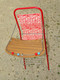 *JOLIE ANCIENNE CHAISE HAUTE Pour POUPEE POUPON VINTAGE ANNEES 70 DECO JOUET E - Sonstige & Ohne Zuordnung