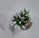 Christmas Tree Toy. Basket With Snowdrops. From Cotton. 8×5 Cm. New Year. Christmas. Handmade. - 3-88-i - Décoration De Noël