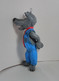 Christmas Tree Toy. Gray Wolf. From Cotton. 13,5 Cm. New Year. Christmas. Handmade. - Adornos Navideños