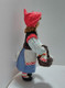 Delcampe - Christmas Tree Toy. Red Riding Hood. From Cotton. 14 Cm. New Year. Christmas. Handmade. - Schmuck Und Dekor