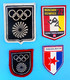 SUMMER OLYMPIC GAMES MUNICH 1972 - Lot Of 4. Patches * Jeux Olympiques Olympia Olympiade Olimpici Olimpiadi Munchen '72. - Apparel, Souvenirs & Other
