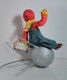 Christmas Tree Toy. Boy On Satellite. From Cotton. 16 Cm. New Year. Christmas. Handmade. - Kerstversiering