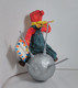 Christmas Tree Toy. Boy On Satellite. From Cotton. 16 Cm. New Year. Christmas. Handmade. - Décoration De Noël