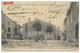 47-ASTAFFORT- 2 Cartes Identiques, Entrée De La Ville. Place Aux Herbes...  Noir Et Blanc Et Couleur - Astaffort