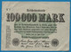 DEUTSCHES REICH 100000 MARK 25.07.1923 # V7 P# 91b - 100000 Mark