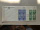 Enveloppe 1er Jour Nations Unies United Nations New York First Day Of Issue 9-12-1955 (3 Et 8 Cents Blocs De 4 Timbres) - Lettres & Documents