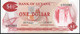 GUYANA P21e 1 DOLLAR 1965 Signature 5  #A/78  UNC. - Guyana