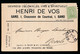 GENT  VINS & SPIRITUEUX - HENRI DE VOS - CHAUSSE DE COUTRAI 1 GAND ( AAN BUYSSE LOVELING )    2 SCANS - Nevele