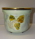 Delcampe - *JOLI CACHE POT CERAMIQUE Nacrée VINTAGE BEQUET Décor OISEAU FLEURS Non Signé E - Béquet (BEL)