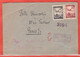 POLOGNE LETTRE RECOMMANDEE DE 1946 DE RYCHBACH POUR PARIS FRANCE - Franking Machines (EMA)