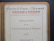 1922 Association De La Presse Economique Et Financiere Zum Banquet Sous La Presidence De M. Charles De Lasteyrie - Menú