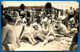 En L'état CPA CARTE-PHOTO 14 DEAUVILLE Calvados - Plage - Baigneuses Sur Le Sable - Pin-Up - Deauville