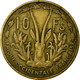 Monnaie, French West Africa, 10 Francs, 1956, Paris, TB+, Aluminum-Bronze, KM:6 - Costa De Marfil