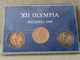 RARE, 3 Médailles 12 Jeux Olympiques Annulés Helsinki 1940 FINLANDE, 3 Medals XIIth Olympic Games Helsinki 1940 Finland - Habillement, Souvenirs & Autres