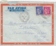 LETTRE. 20 3 38. MARSEILLE A LA REUNION N°5. PAIX 1Fr = 65c. PAR AVION. POUR TOUCY. YONNE - Maritieme Post