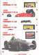 Delcampe - Ferrari F 1 Cars Racing 20 Schede  20 Francobolli Stati Diversi Schede Tecniche Lot Dedicated To Ferrari - Automobile - F1