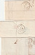 Delcampe - AGEN - Lot Et Garonne, Marcophilie - 3 Cachets à Date: 1834, 1835 Et 1839 - 2 Lettres Et 1 Enveloppe Pliées - 1801-1848: Vorläufer XIX