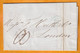 1844 - Lettre Pliée Avec Correspondance En Anglais De Paris Vers Londres London  - Cad Arrivée - Taxe 10 - 1801-1848: Voorlopers XIX