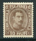 ICELAND 1931 Christian X Definitives  10 A. MH / *.  Michel 161 - Ongebruikt
