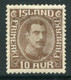 ICELAND 1931 Christian X Definitives  10 A. MH / *.  Michel 161 - Unused Stamps