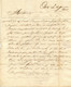 BELGIQUE - ATH ROUGE SUR LETTRE AVEC TEXTE, 1825 - 1621-1713 (Pays-Bas Espagnols)