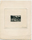 ANDORRE FRANCAIS EPREUVE D'ARTISTE DU N°150 30f HAMEAU DES BONS EN NOIR SIGNEE PAR LE GRAVEUR DECARIS - Cartas & Documentos