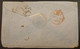 INDIA 1857 COVER Franked With GREAT BRITAIN GB QV ONE PENNY RED Stamp MADRAS To LONDON Redirected To KINGSTON  Ex.Rare - Brieven En Documenten