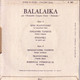 BALALAIKA FR EP  - ENSEMBLE TZIGANE RUSSE -  SINIJ PLATOTCHEC + 3 - World Music