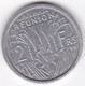 Ile De La Réunion 2 Francs 1948 Aile, En Aluminium , Lec# 62 - Riunione