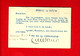 CHAMPAGNE COSTE FOLCHER EPERNAY CARTE PUBLICITAIRE 1939 AVEC TIMBRES ET TEXTE => Berard Brignolles Var VOIR SCANS - Advertising