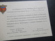 Delcampe - Dekorative Karten / 2x Einladung Paris 10.12.1931 Le President Et Les Membres De La Chambre De Commerce De Paris - Toegangskaarten