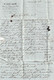 Delcampe - 1841 -  Marque Postale M Couronné En Rouge De Madrid Sur Lettre Pliée En Français Vers Brassac, Tarn, France - ...-1850 Prephilately