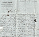 Delcampe - 1841 -  Marque Postale M Couronné En Rouge De Madrid Sur Lettre Pliée En Français Vers Brassac, Tarn, France - ...-1850 Préphilatélie