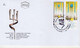 Israel 2003 Extremely Rare, Judaica, Holocaust Day, Shoah, A Monument & Name, Designer Photo Proof, Essay+regular FDC 28 - Non Dentelés, épreuves & Variétés