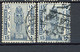 EGY 1920 Yv. N° 64,65   Fil A  (o)  15m Cote 3  Euro BE  2 Scans - 1915-1921 Brits Protectoraat