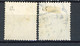 EGY 1920 Yv. N° 64,65   Fil A  (o)  15m Cote 3  Euro BE  2 Scans - 1915-1921 Protettorato Britannico