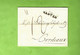 LSC 1808 MARQUE POSTALE 31 X 11 "42 NANTES" LOIRE INFERIEURE Pour BORDEAUX MM. SCHRODER ET SCHYLER V.SCANS - 1801-1848: Precursori XIX