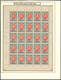 Croix-rouge - F132** (Charnière Sur BDF + V1, V3 Et V4/5). Petit Feuillet De 25 Timbres. - Zonder Classificatie