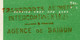 Billet D'embarquement D'avion Transport De Saïgon Vers Paris 24 Novembre 1953.( Période Guerre D'Indochine) - Mundo