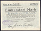 Gebrüder Friese A.-G., 100 Mark 13.9.1922. II-III. Müller E. -. - Zwischenscheine - Schatzanweisungen