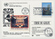 NATIONS UNIES - CPM De New York 1991 - Crise Du Golfe - 678 ULTIMATUM Irak Koweit 15/1/1991 + Vignette - Covers & Documents