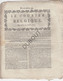 Le Courier Belgique - 1793 - Gedrukt Te Mechelen - Hanicq - 6  Nummers (V1030) - Giornali - Ante 1800