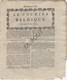 Le Courier Belgique - 1793 - Gedrukt Te Mechelen - Hanicq - 6  Nummers (V1030) - Zeitungen - Vor 1800