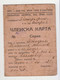 Bulgaria Bulgarie Bulgarije 1947 Bulgarian Driving Union Workers Card W/Membership Fiscal Revenue Stamps Rare (25335) - Covers & Documents
