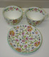 *2 JOLIES TASSES & 1 SOUCOUPE PORCELAINE MINTON BONE CHINA MADE IN ENGLAND  E - Minton