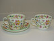 Delcampe - *2 JOLIES TASSES & 1 SOUCOUPE PORCELAINE MINTON BONE CHINA MADE IN ENGLAND  E - Minton