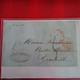 LETTRE ESPAGNE CADIZ POUR GRANVILLE 1853 CACHET ROUGE - Covers & Documents